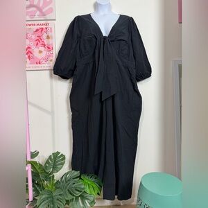 Ava & Viv Black Mid Sleeve Jumpsuit